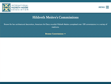 Tablet Screenshot of hildrethmeiere.org